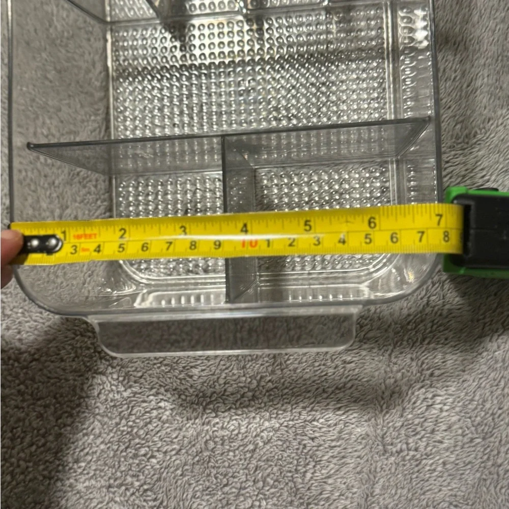 Clear Plastic Organizer with Dividers